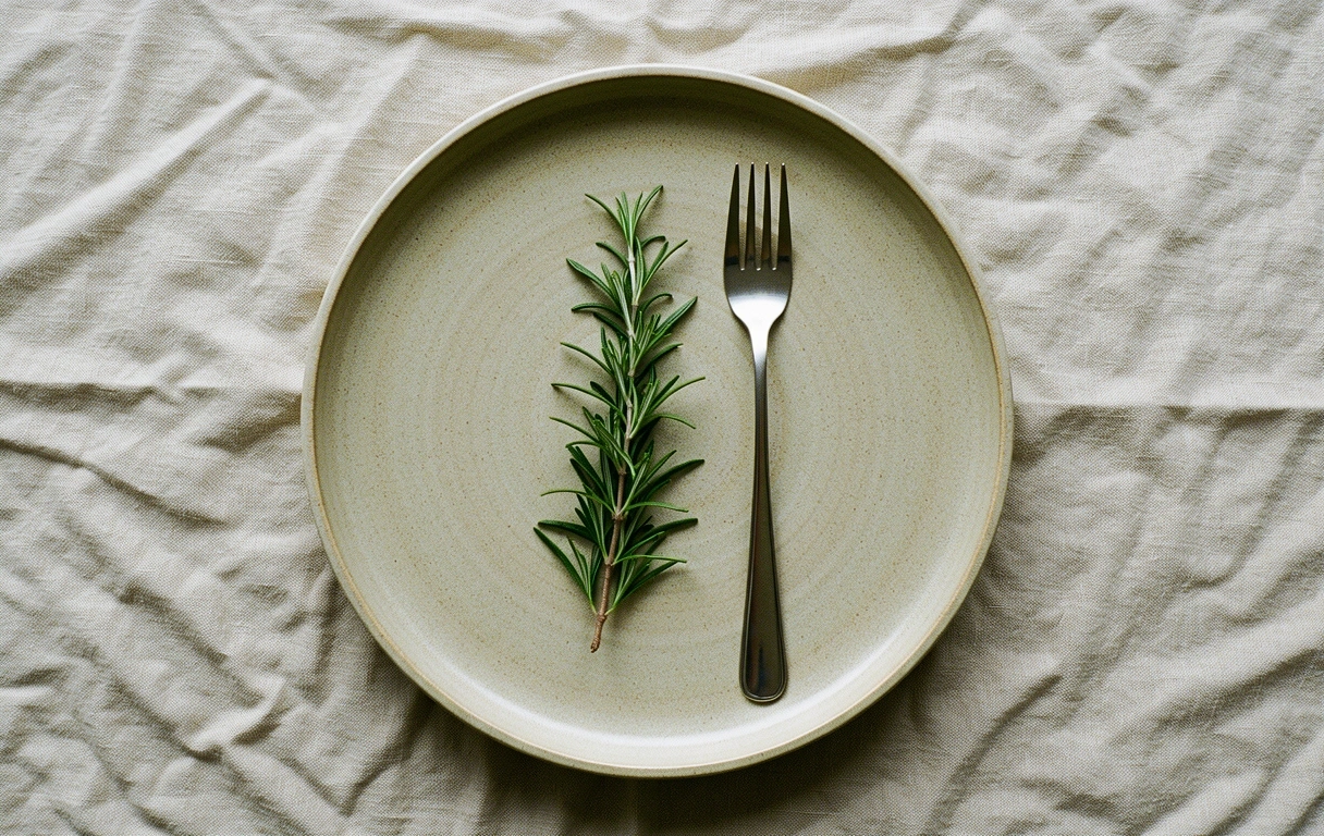 Détail d'un dressage de table épuré